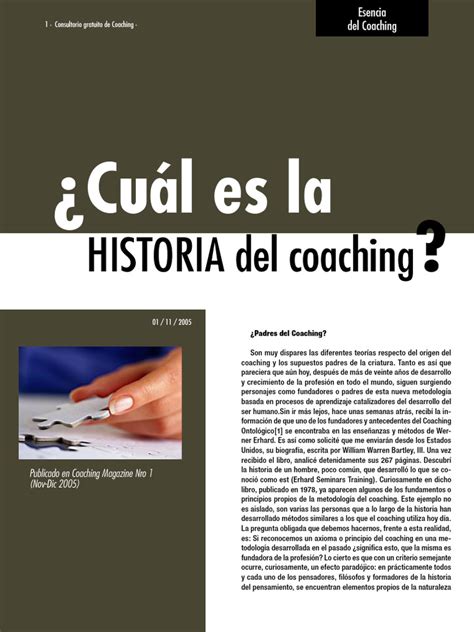 origen del coaching pdf.